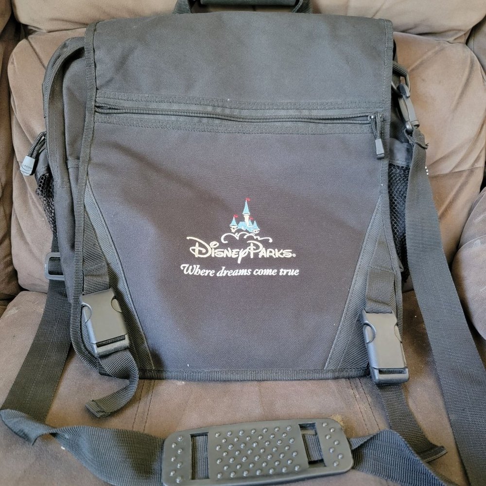 Disney Parks Cast Exclusive Black Messenger Bag Where Dreams Come True